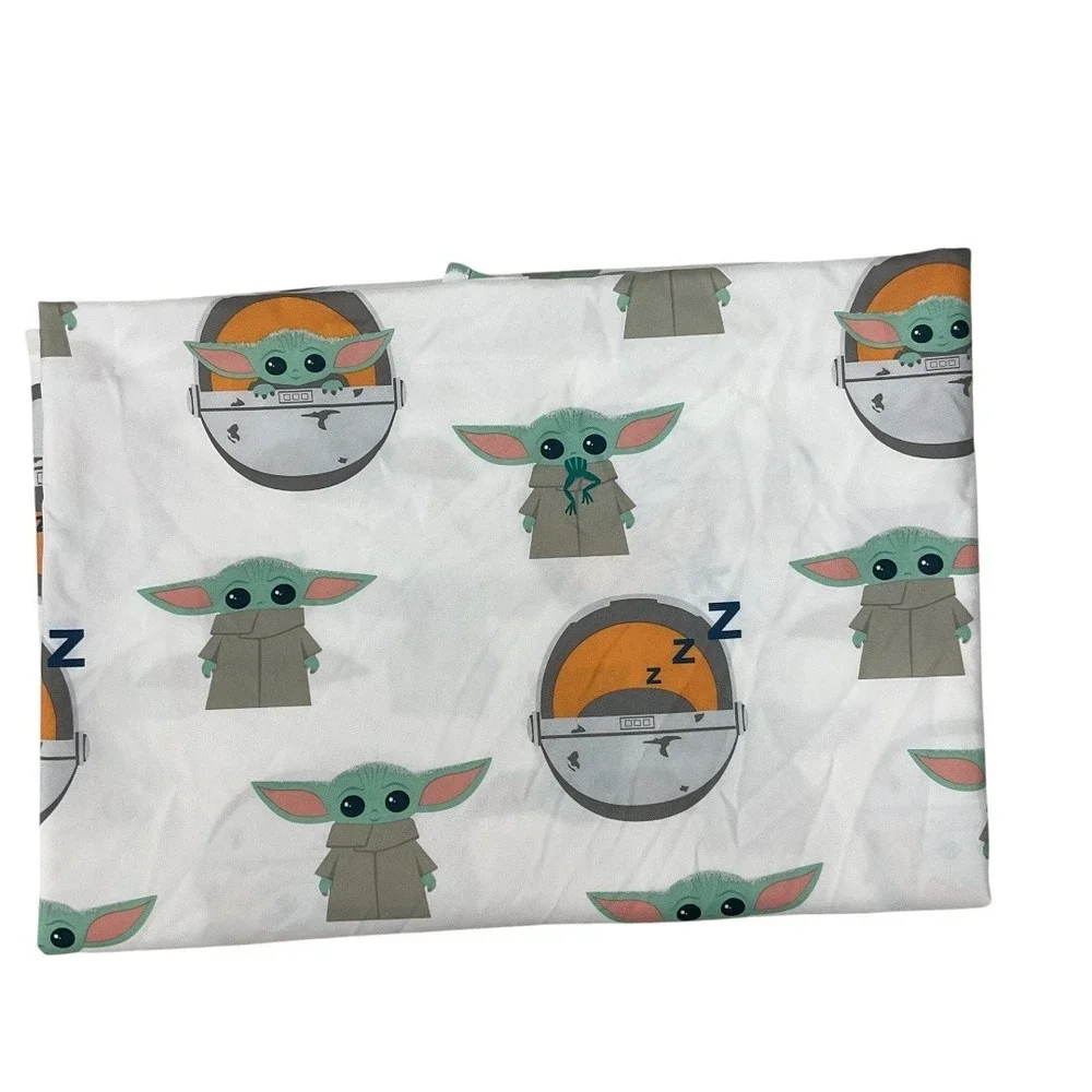 Star Wars Kids The Mandalorian Baby Yoda Twin Fitted‎ Sheet Set Bedding Set